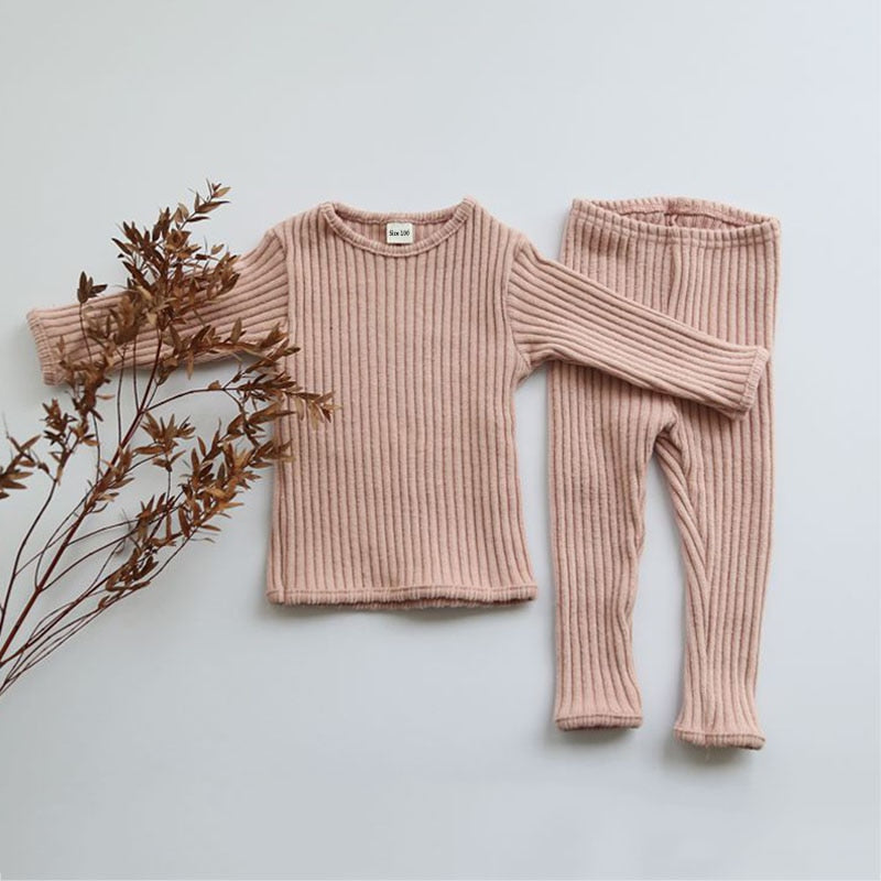 Autumn Pajamas Set-Oatmeal