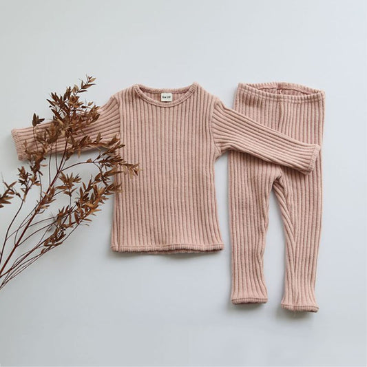 Autumn Pajamas Set- Blush