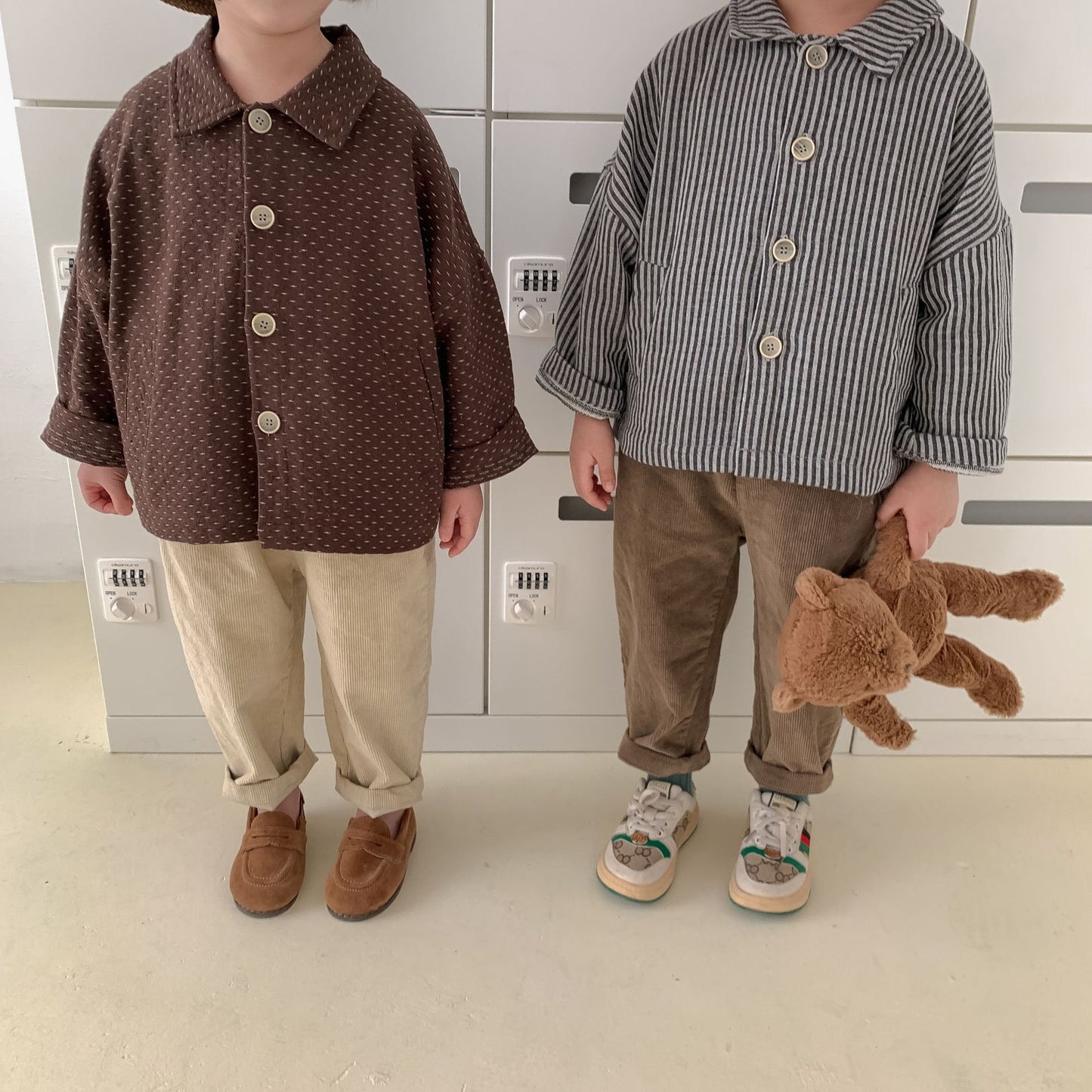 Boys Corduroy Pants -Coffee