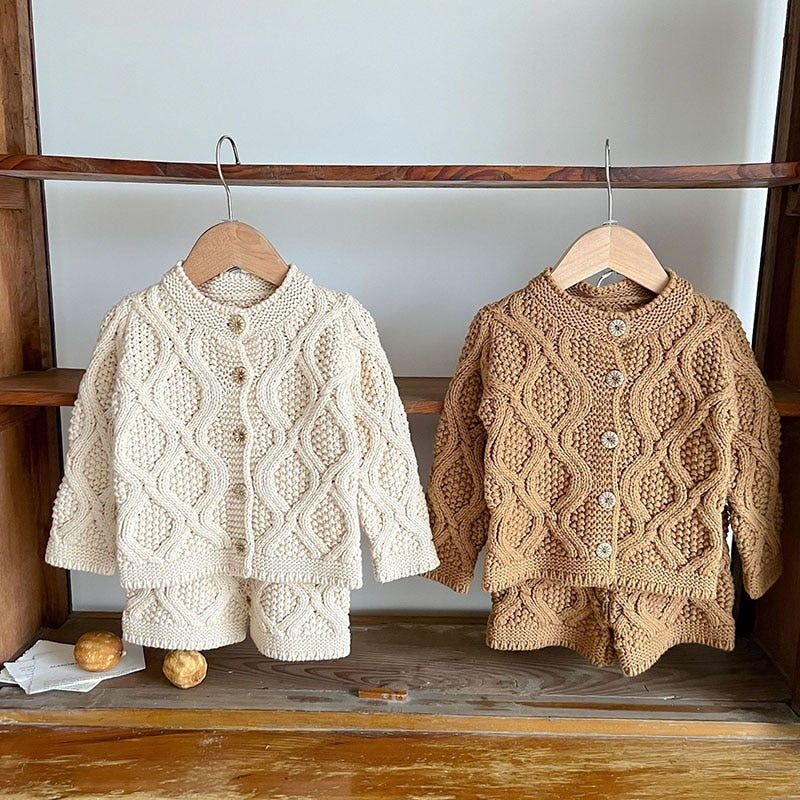 Autumn Boys Cotton Knit  Suit