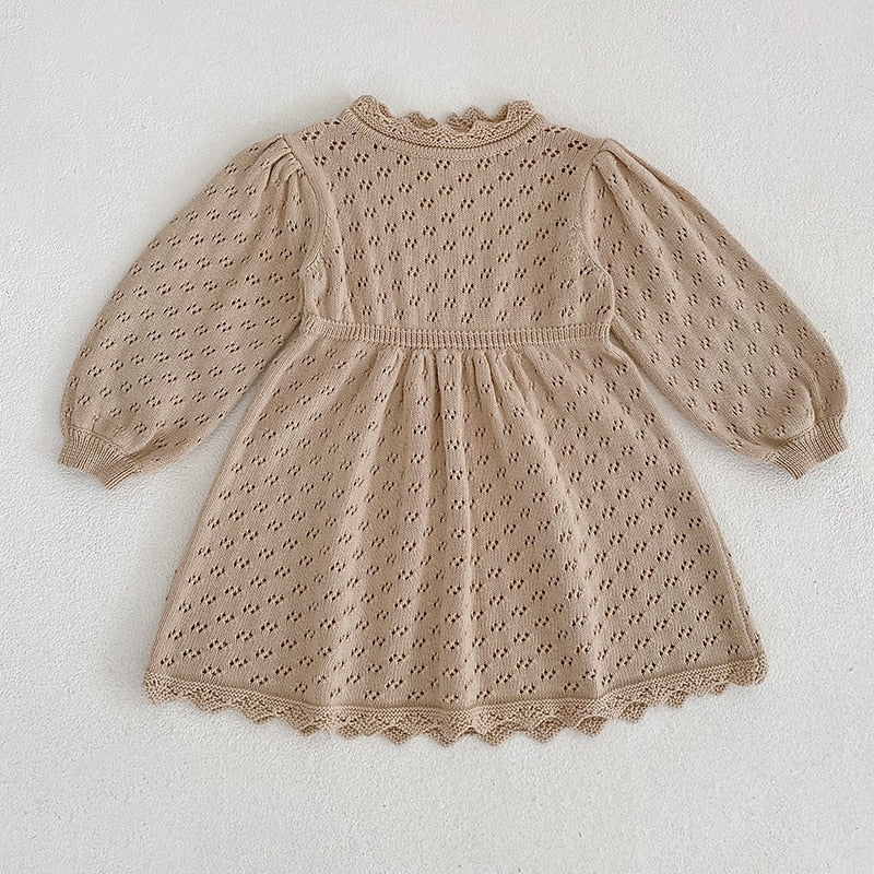 Girls Knit Dress -Sibling Set