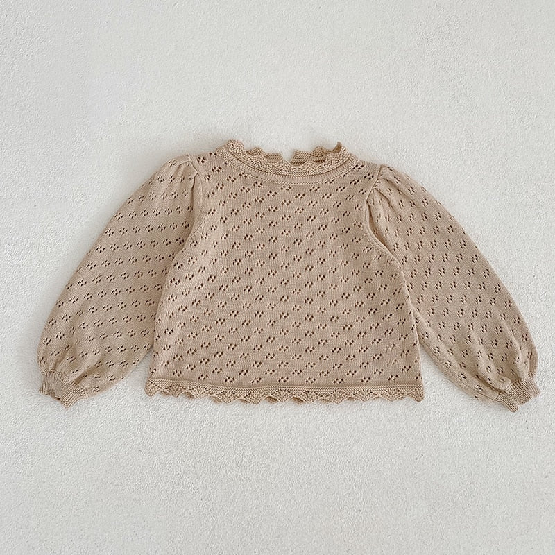 Girls Knit Blouse-Sibling Set